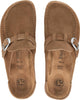 Birkenstock Buckley Womens Grey Taupe Mule Shoe