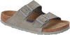 Birkenstock Arizona Narrow Womens Stone Suede Sandal