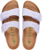 Birkenstock Arizona Womens Lavender Vegan Sandal