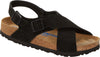 Birkenstock Tulum Womens Black Suede Sandal