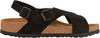 Birkenstock Tulum Womens Black Suede Sandal