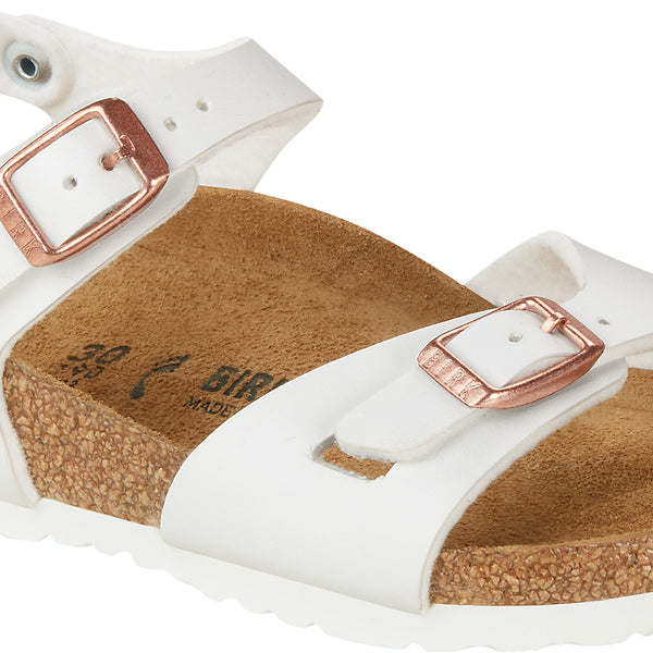 Birkenstock Rio Kids Girls White Sandal
