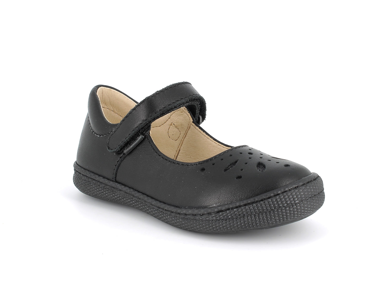 Primigi Clemence Girls Black School Shoe