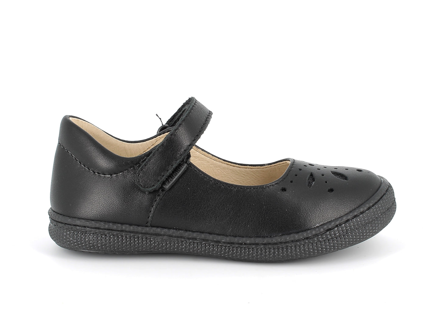 Primigi Clemence Girls Black School Shoe
