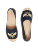 Joules Shelbury Womens Navy Bee Canvas Shoe