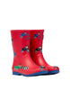 Joules Red Tractor Boys Roll Up Welly Boot