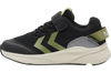 Hummel Reach 250 Tex Boys Black-Green Waterproof Trainer