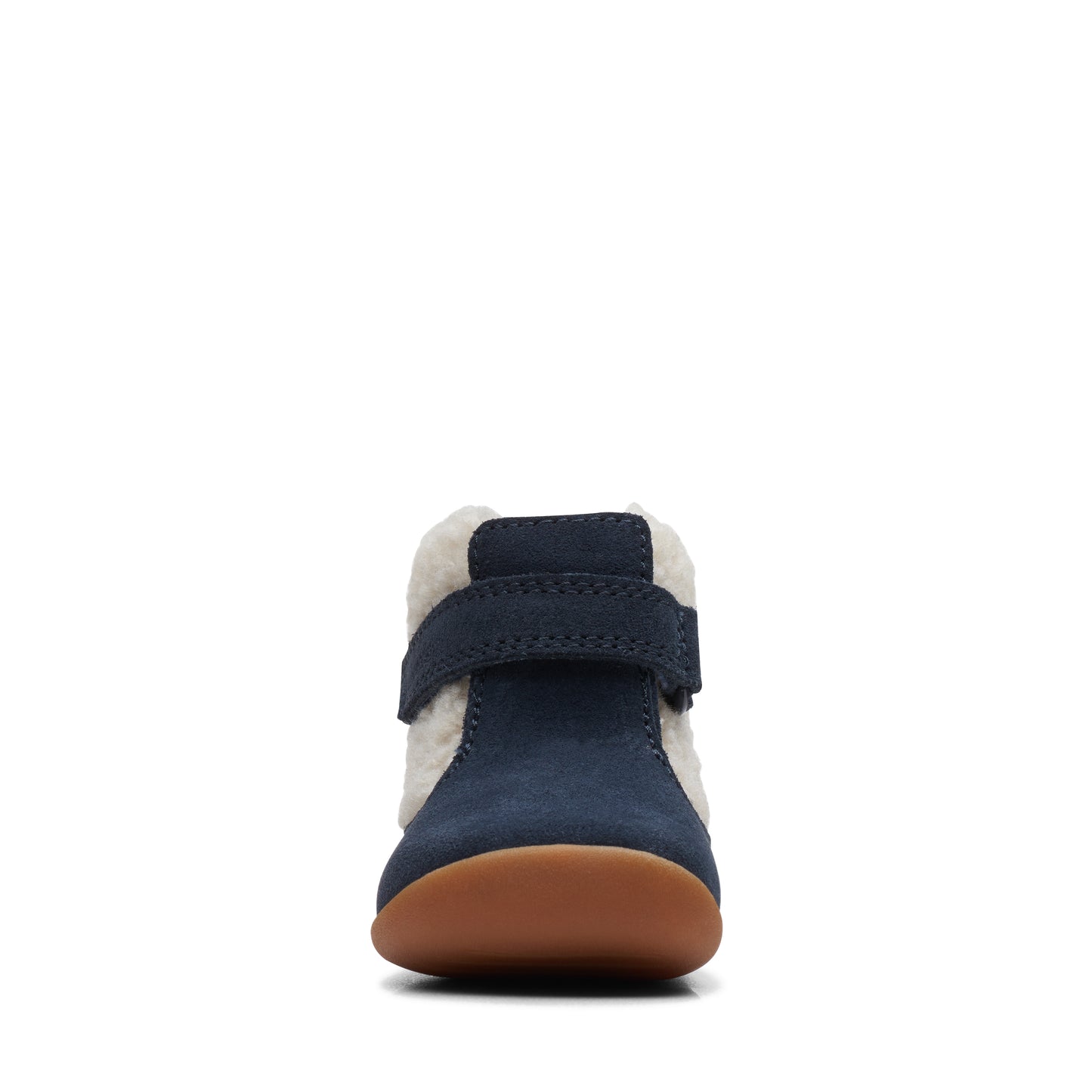 Clarks Roamer Moon Girls Navy Fleece Boot