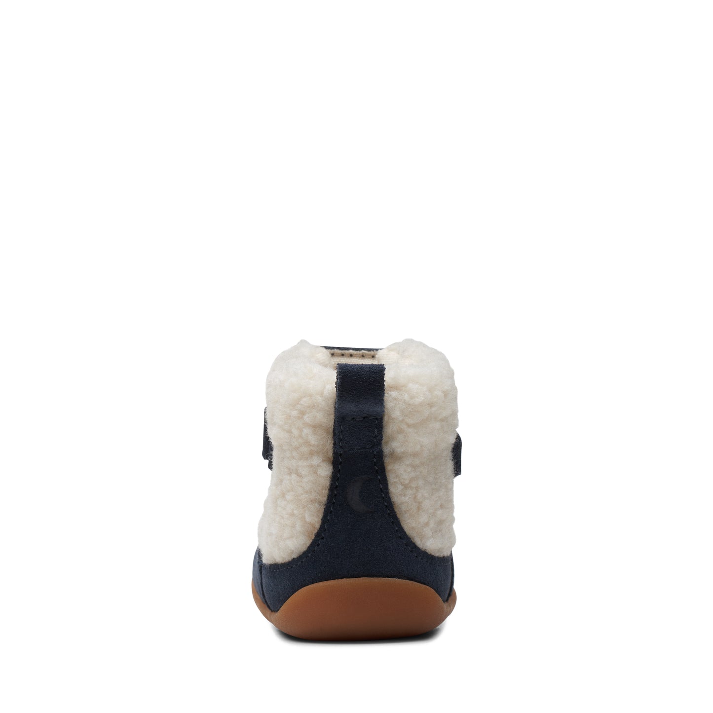 Clarks Roamer Moon Girls Navy Fleece Boot
