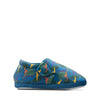 Clarks Fluffy Snug Boys Dark Blue Dinosaur Slipper