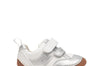 Clarks Tiny Sky Infant Girls White Metallic Shoe