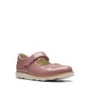 Clarks Crown Jane Girls Pink Patent Shoe