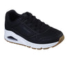 Skechers Uno Stand On Air Girls Black Trainer