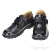 Geox William Boys Black School Shoe