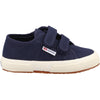 Superga 2750 Cotjstrap Classic Girls Boys Navy Canvas Shoe