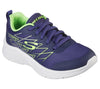 Skechers Microspec Quick Sprint Boys Navy-Lime Trainer