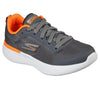 Skechers Go Run 400 Omega Boys Charcoal-Orange Trainer