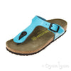 Birkenstock Gizeh Kids Girls Blue Sandal