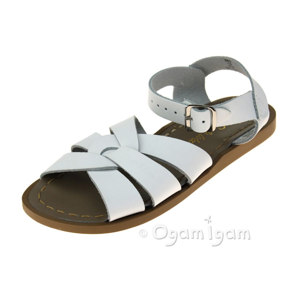 salt-water white sandal
