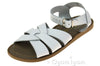 salt-water white sandal