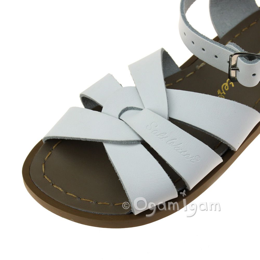 white waterfriendly girls sandal