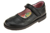 Petasil Claret 2 Black Girls Black School Shoe