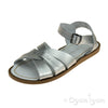 Salt-Water Original Girls Silver Sandal