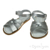 Salt-Water Original Girls Silver Sandal