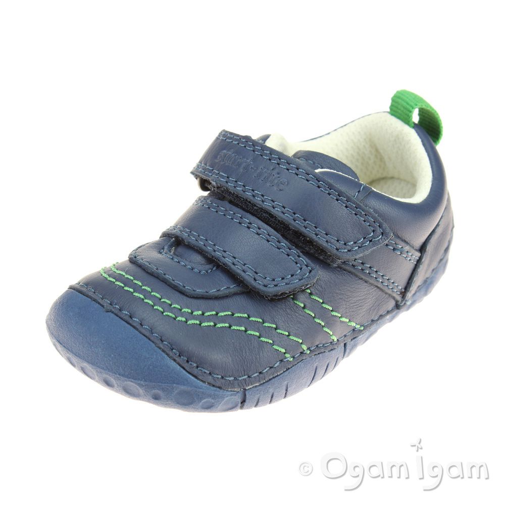 Start-rite Baby Leo Infant Boys Blue Shoe