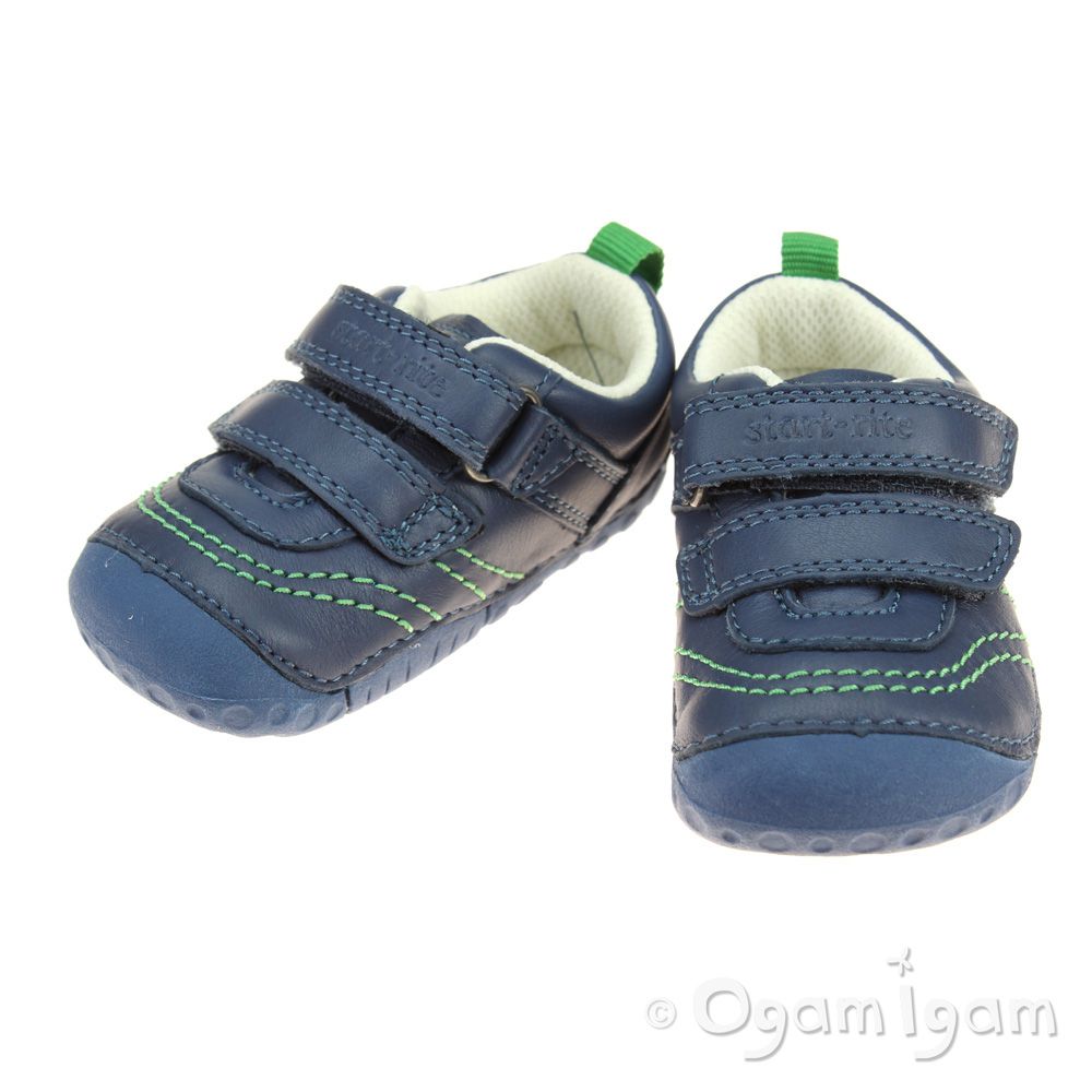 Start-rite Baby Leo Infant Boys Blue Shoe
