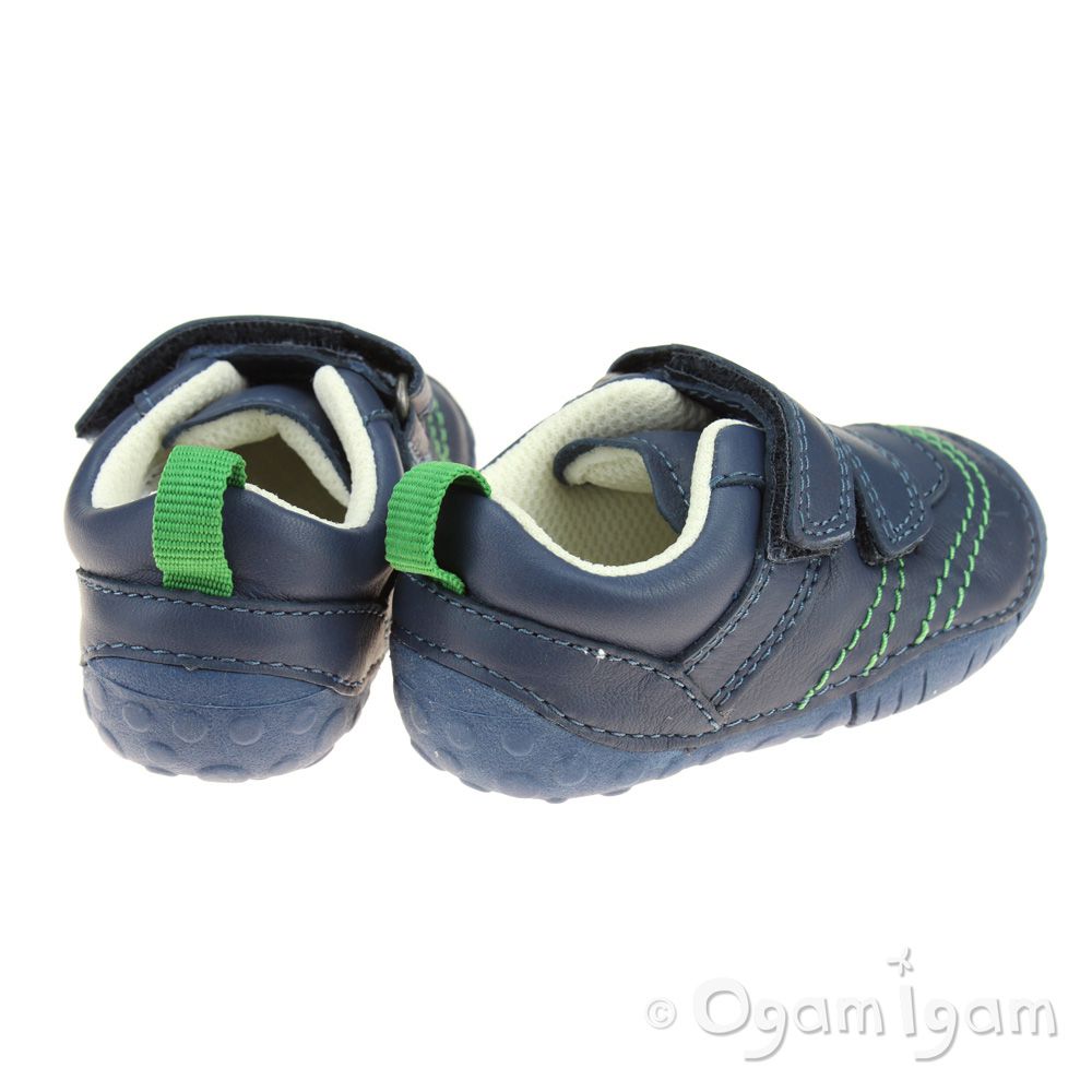 Start-rite Baby Leo Infant Boys Blue Shoe