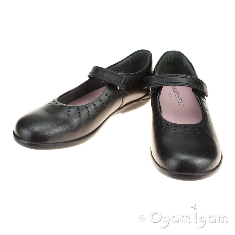 Start-rite Mary Jane Girls Black School Shoe