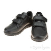 Geox Xunday Boys Black School Shoe