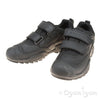 Geox Savage Boys Black Waterproof School Shoe