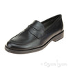 Geox Agata Loafer Girls Black School Shoe