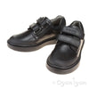 Geox Riddock Boys Black School Shoe