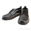 Clarks Crown London Boys Black School Shoe