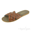 Salt-Water Retro Slide Womens Tan Waterfriendly Sandal