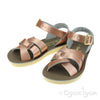 Salt-Water Swimmer Girls Rose Gold Waterfriendly Sandal