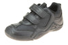 Geox Wader Boys Black School Shoe