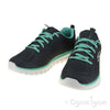Skechers Graceful Get Connected Womens Charcoal-Green Trainer