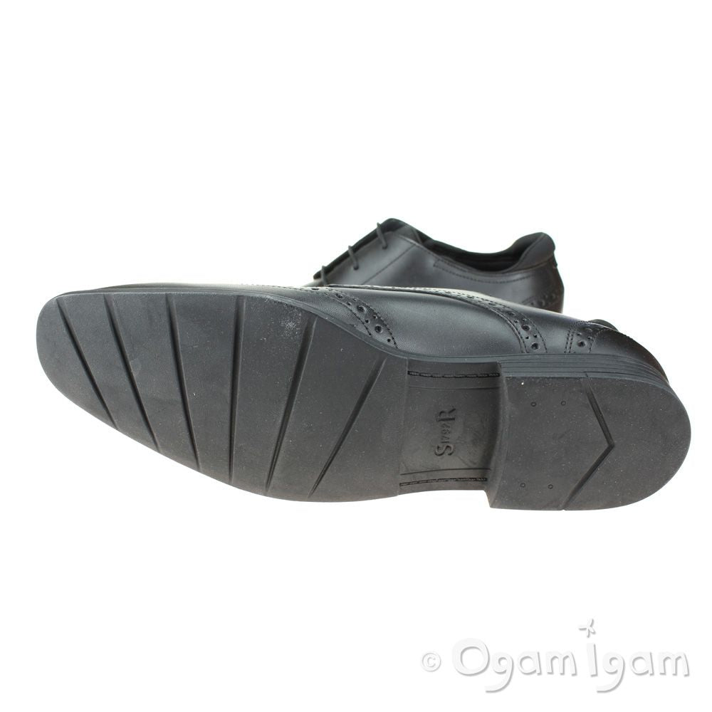 Start-rite Tailor Boys Black School Shoe