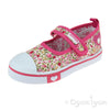 Primigi 5445500 Girls Floral Pink White Canvas Shoe