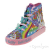 Lelli Kelly Unicorn Girls Multi Hi-Top Canvas Sneaker Boot