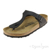 Birkenstock Gizeh Black Womens Black Sandal