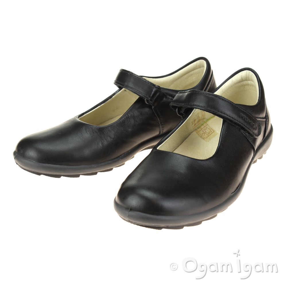 Primigi Olea Girls Black School Shoe