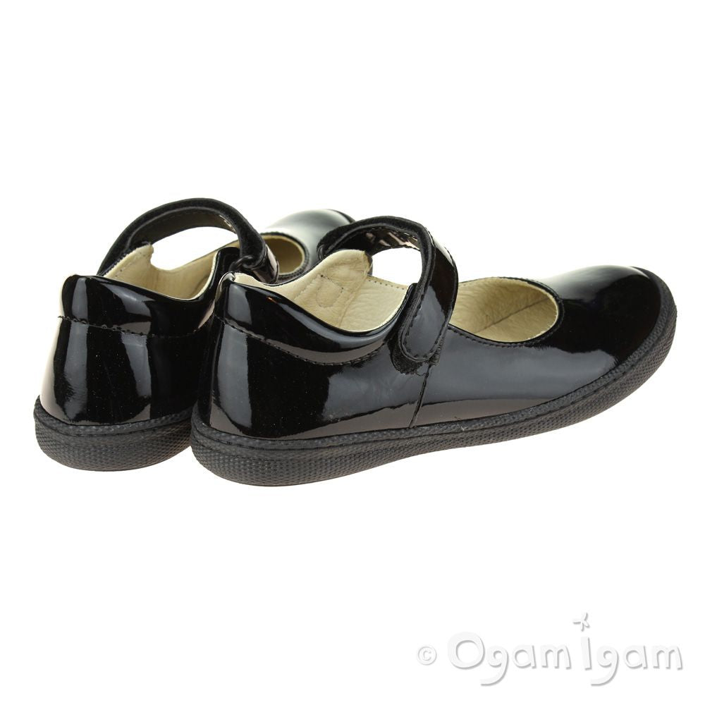 Primigi Morine Girls Black Patent School Shoe