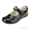 Lelli Kelly Blossom Girls Black Patent School Shoe