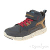 Geox Flexyper Boys Navy-Dark Red Boot