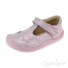 Start-rite Sparkle Girls Pale Lilac Glitter Patent T-bar Shoe